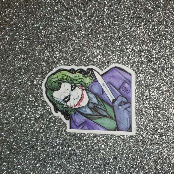 DC COMICS Batman Joker Waterproof Sticker Ledger - Picture 3 of 9
